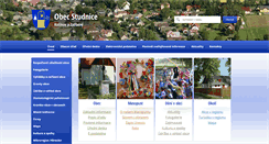 Desktop Screenshot of obecstudnice.cz